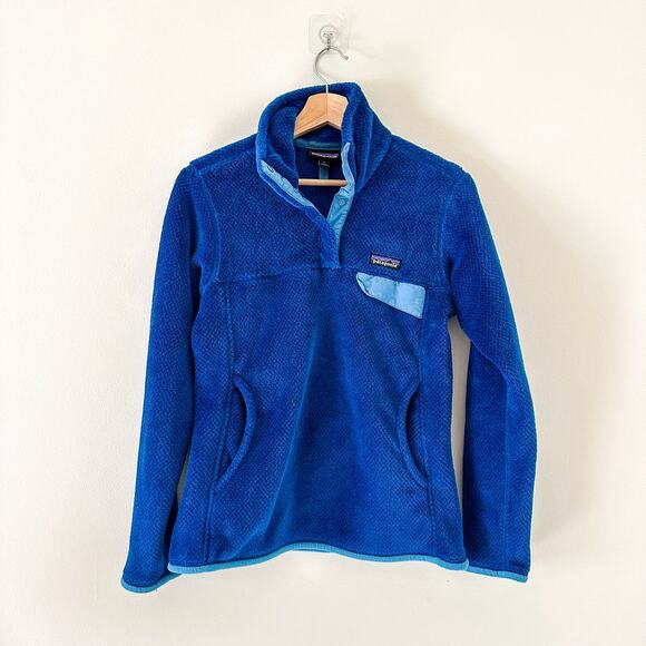 Patagonia Re-Tool Snap-T Fleece Pullover Jacket Blue S - Picture 1 of 11